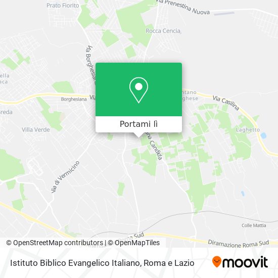 Mappa Istituto Biblico Evangelico Italiano