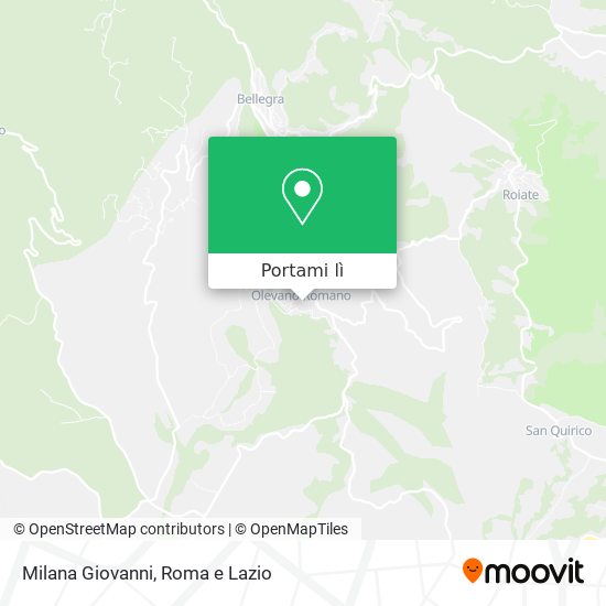 Mappa Milana Giovanni