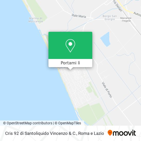 Mappa Cris 92 di Santoliquido Vincenzo & C.