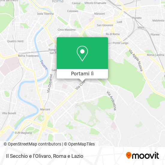 Mappa Il Secchio e l'Olivaro