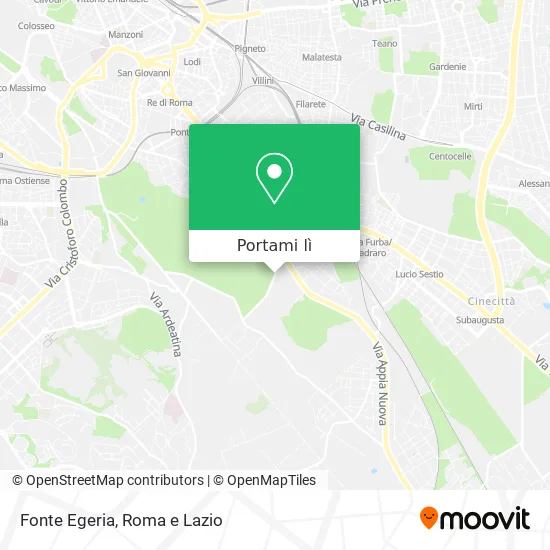 Mappa Fonte Egeria