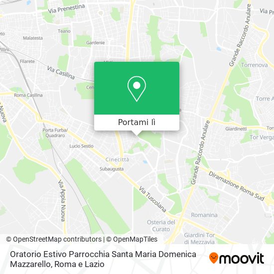 Mappa Oratorio Estivo Parrocchia Santa Maria Domenica Mazzarello