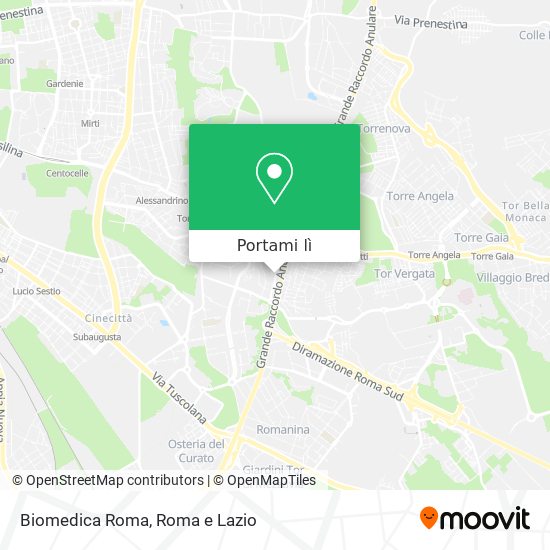 Mappa Biomedica Roma