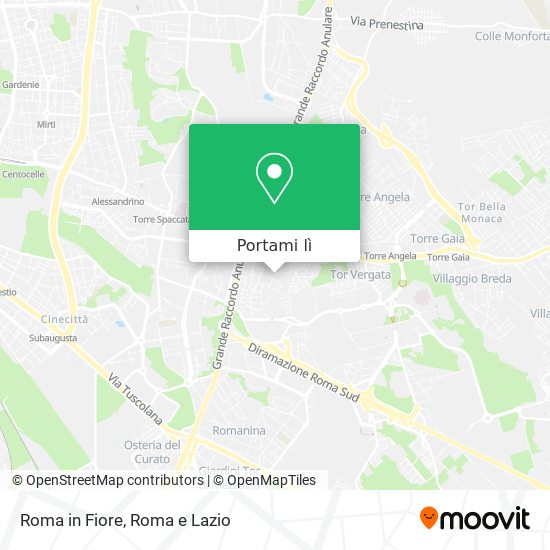 Mappa Roma in Fiore