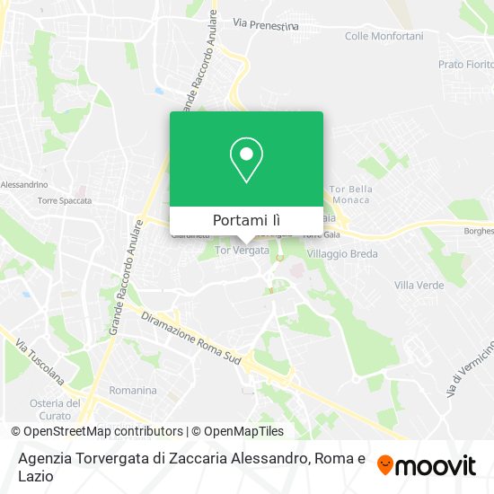 Mappa Agenzia Torvergata di Zaccaria Alessandro