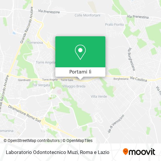 Mappa Laboratorio Odontotecnico Muzi