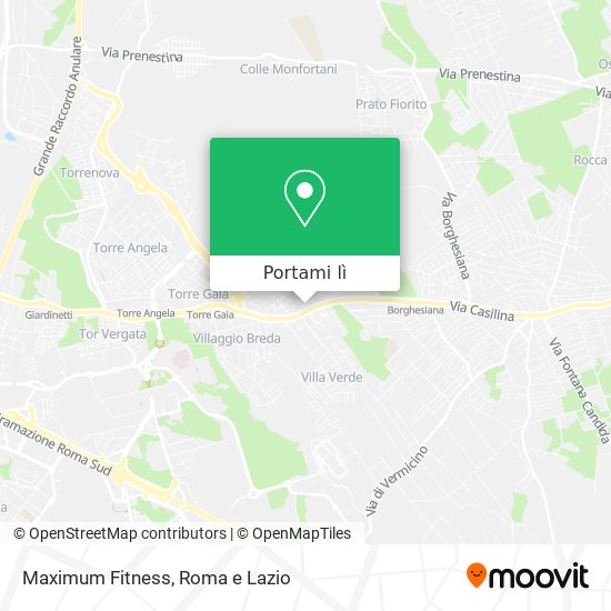 Mappa Maximum Fitness