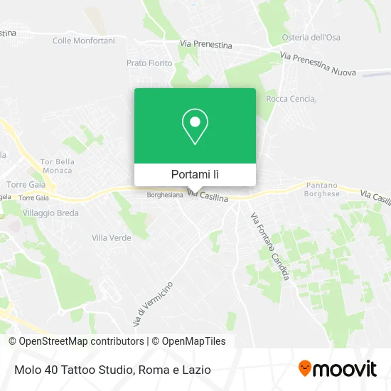 Mappa Molo 40 Tattoo Studio