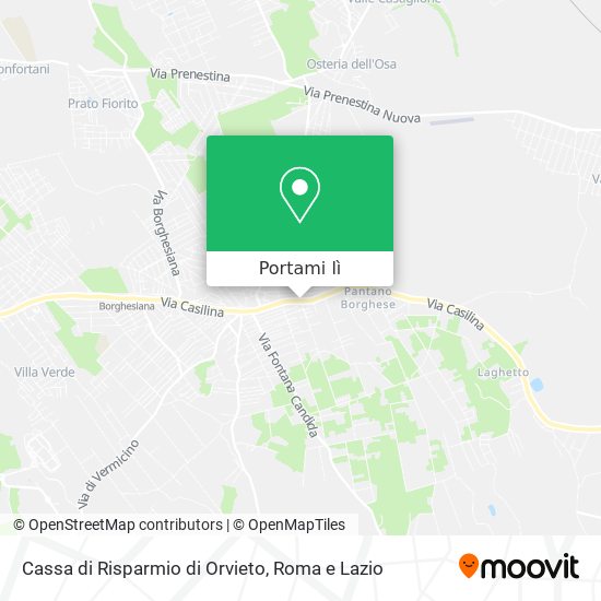 Mappa Cassa di Risparmio di Orvieto