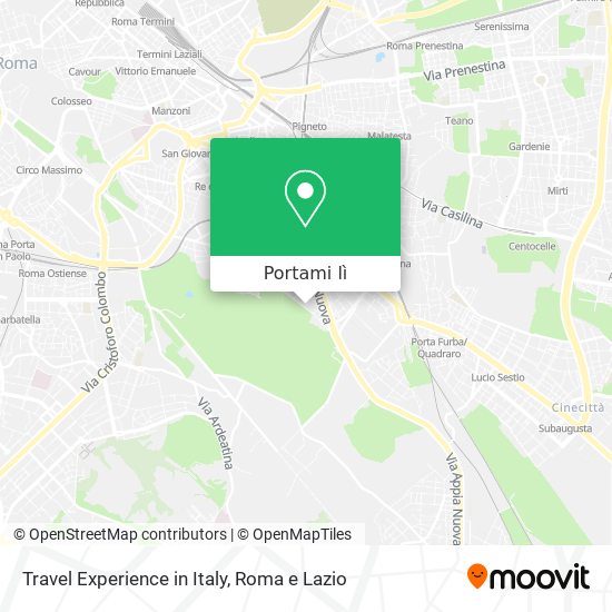 Mappa Travel Experience in Italy