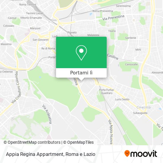 Mappa Appia Regina Appartment