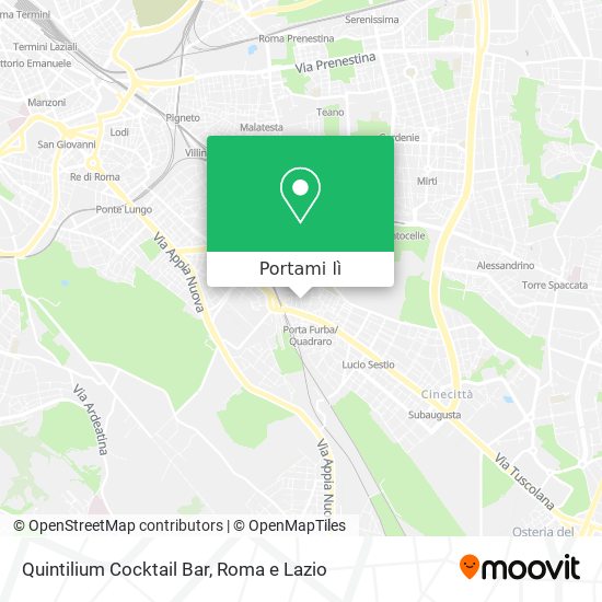 Mappa Quintilium Cocktail Bar