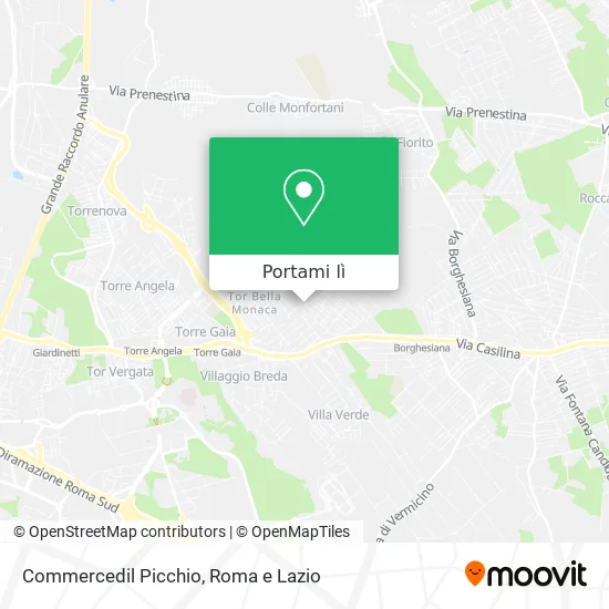 Mappa Commercedil Picchio