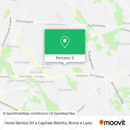 Mappa Hotel Service Srl a Capitale Ridotto