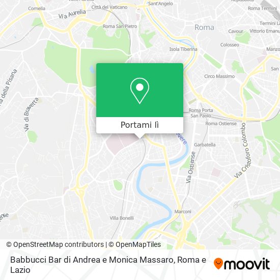 Mappa Babbucci Bar di Andrea e Monica Massaro