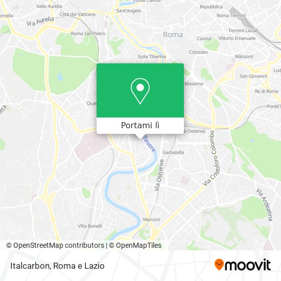 Come arrivare a Italcarbon a Roma con Bus, Metro o Treno?