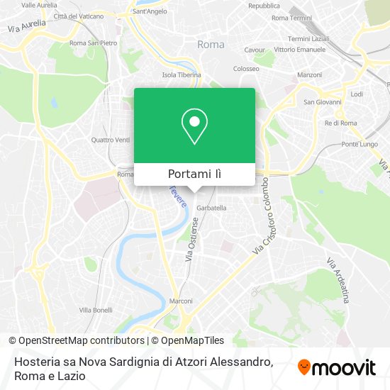 Mappa Hosteria sa Nova Sardignia di Atzori Alessandro