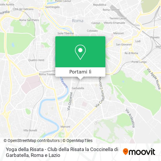 Mappa Yoga della Risata - Club della Risata la Coccinella di Garbatella