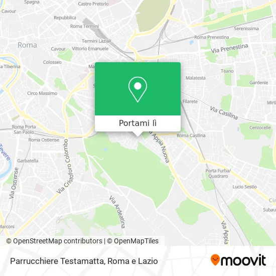 Mappa Parrucchiere Testamatta