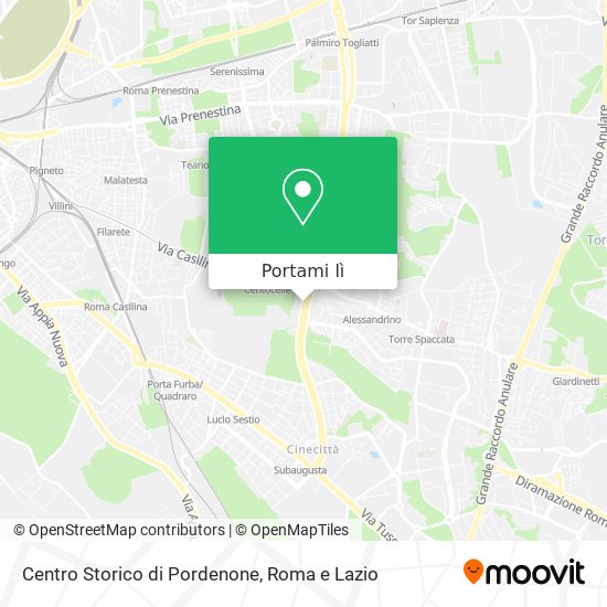 Mappa Centro Storico di Pordenone