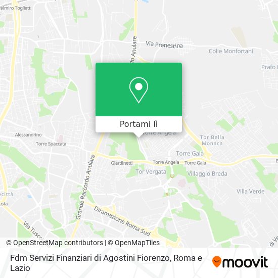 Mappa Fdm Servizi Finanziari di Agostini Fiorenzo