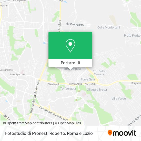 Mappa Fotostudio di Pronesti Roberto