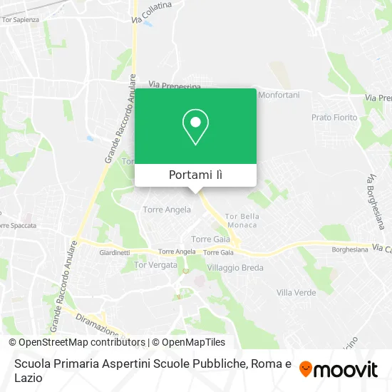 Mappa Scuola Primaria Aspertini Scuole Pubbliche