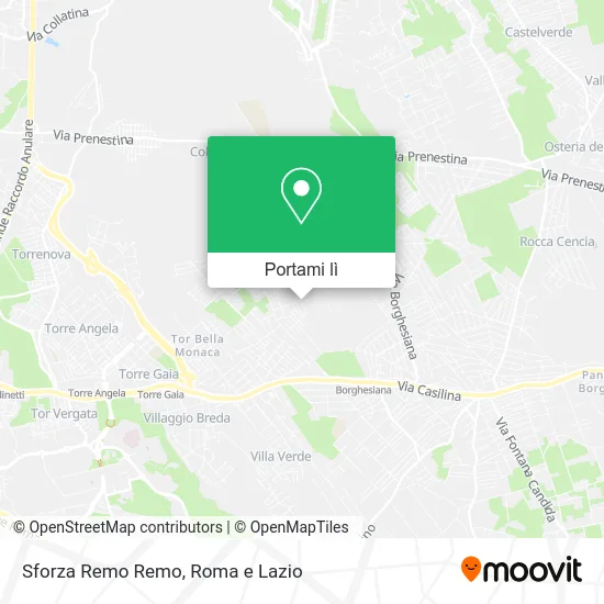 Mappa Sforza Remo Remo