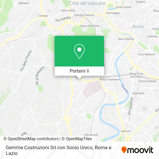 Mappa Gemma Costruzioni Srl con Socio Unico