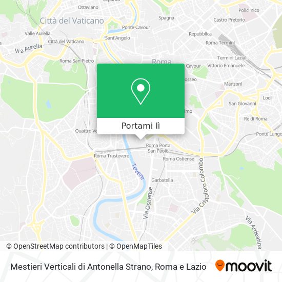 Mappa Mestieri Verticali di Antonella Strano
