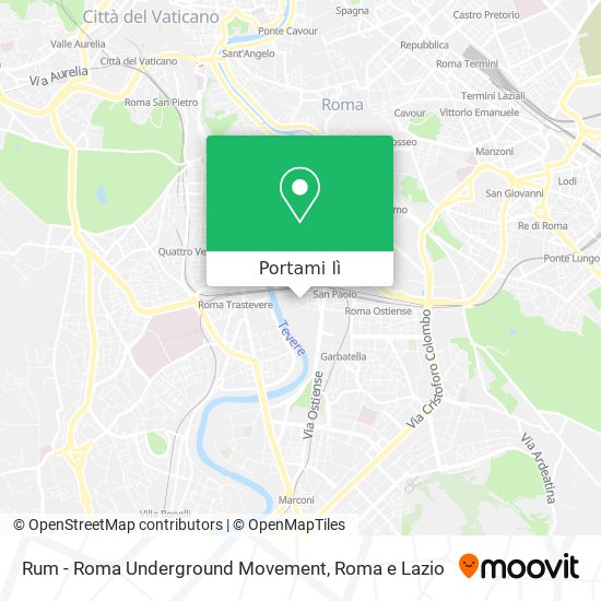 Mappa Rum - Roma Underground Movement