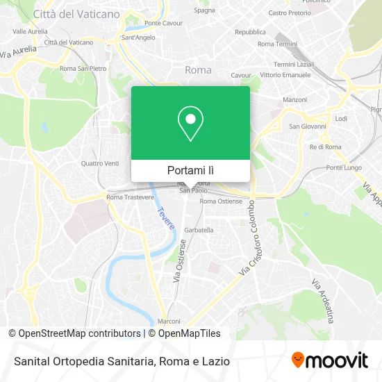 Mappa Sanital Ortopedia Sanitaria