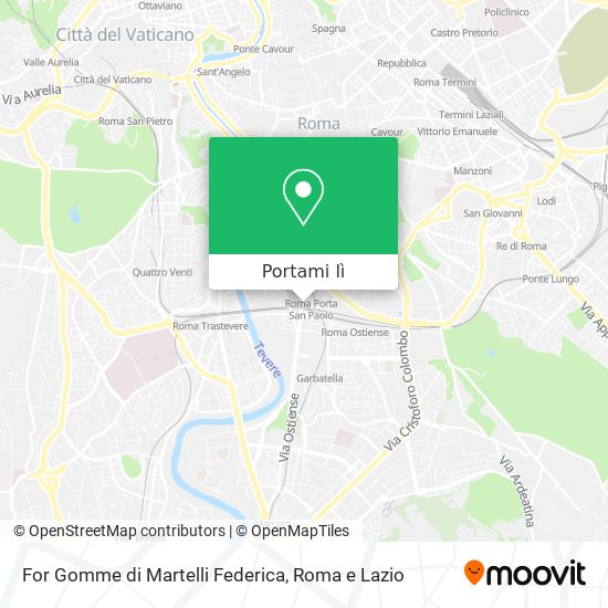 Mappa For Gomme di Martelli Federica