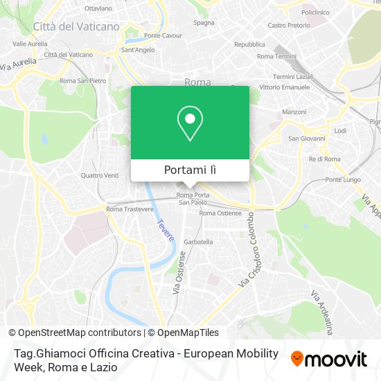 Mappa Tag.Ghiamoci Officina Creativa - European Mobility Week