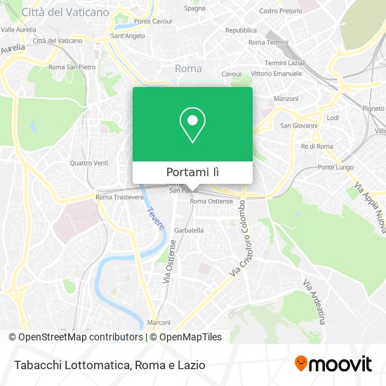 Mappa Tabacchi Lottomatica