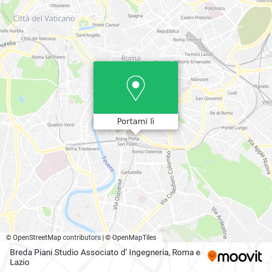Mappa Breda Piani Studio Associato d' Ingegneria