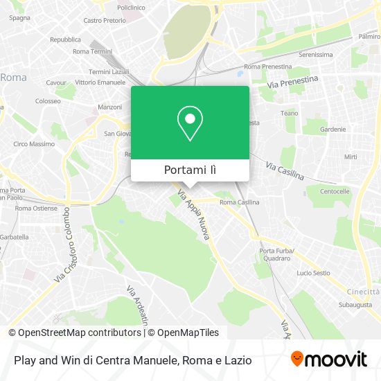 Mappa Play and Win di Centra Manuele