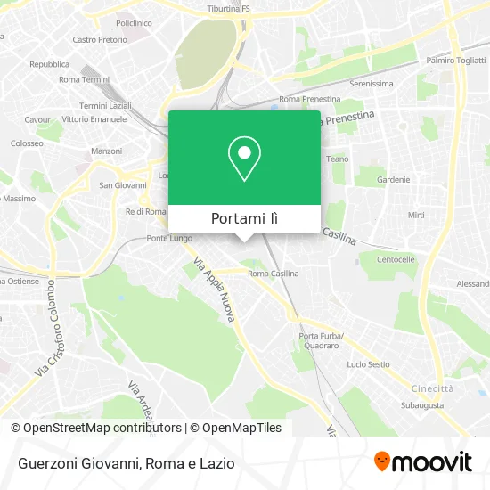 Mappa Guerzoni Giovanni