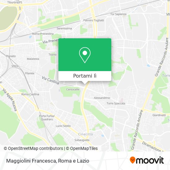 Mappa Maggiolini Francesca