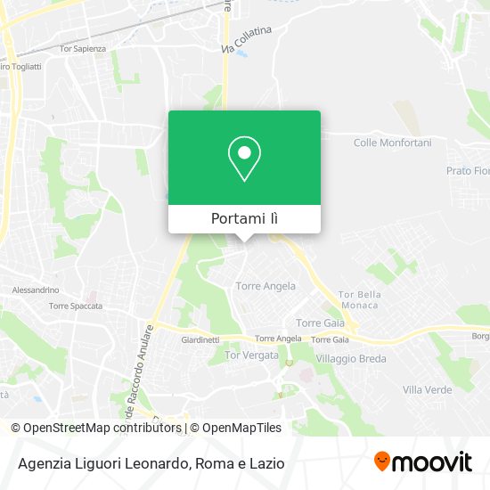 Mappa Agenzia Liguori Leonardo