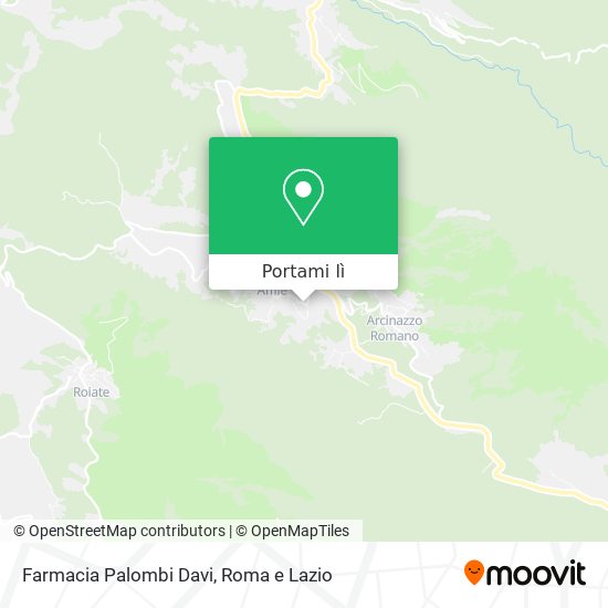 Mappa Farmacia Palombi Davi