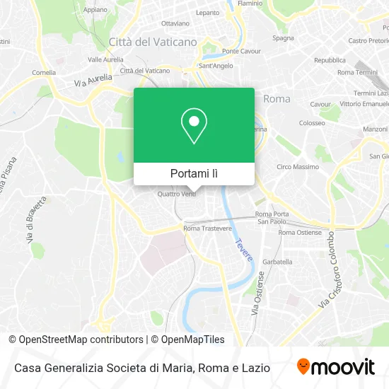 Mappa Casa Generalizia Societa di Maria