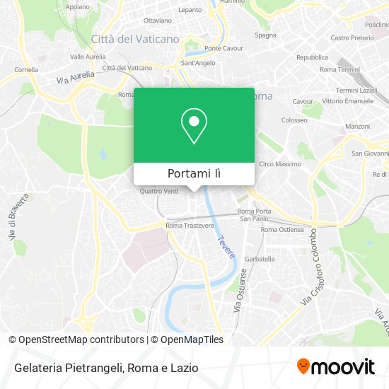 Mappa Gelateria Pietrangeli