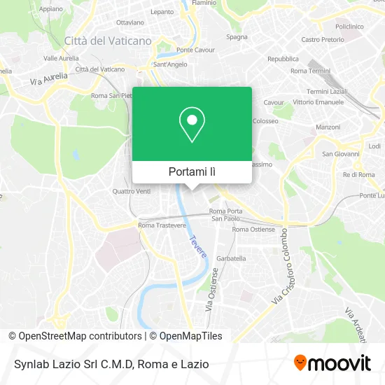 Mappa Synlab Lazio Srl C.M.D