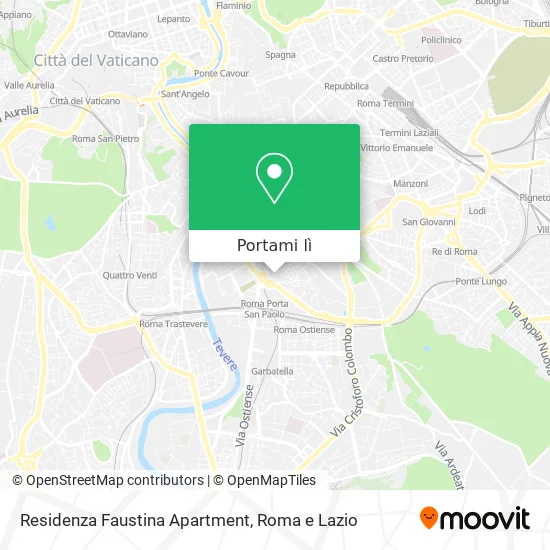 Mappa Residenza Faustina Apartment
