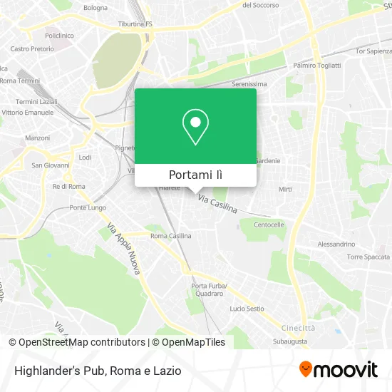 Mappa Highlander's Pub