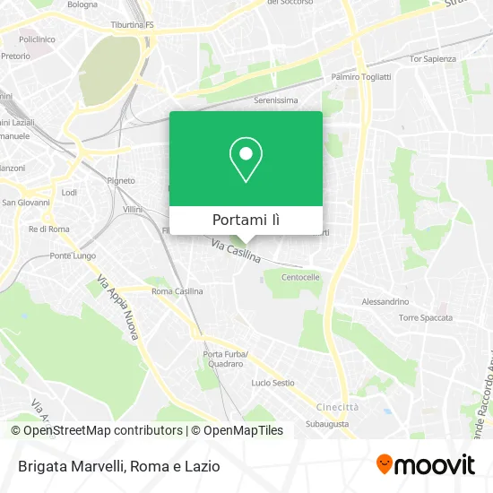 Mappa Brigata Marvelli