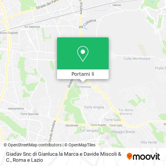 Mappa Giadav Snc di Gianluca la Marca e Davide Miscoli & C.