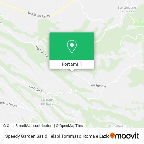 Mappa Speedy Garden Sas di Ielapi Tommaso