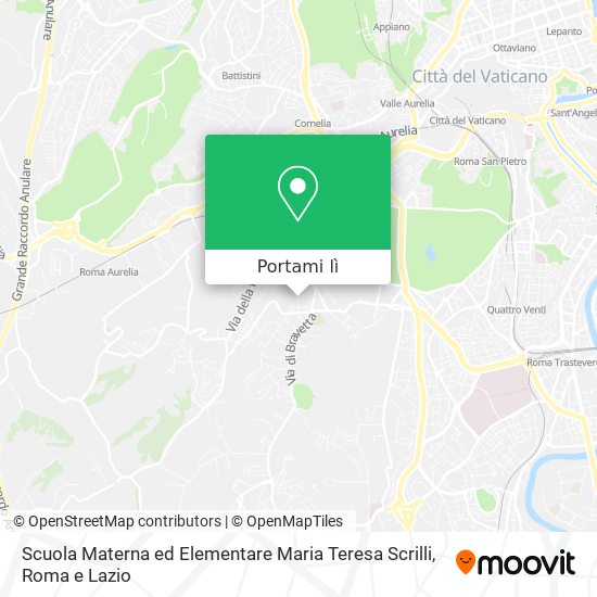 Mappa Scuola Materna ed Elementare Maria Teresa Scrilli